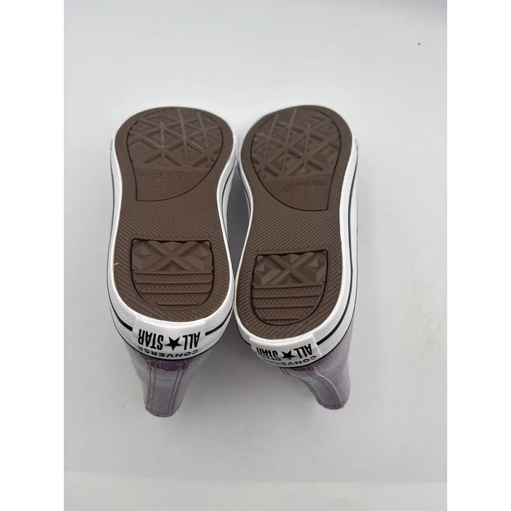 Converse All Star 1V Hi Shoes Kids Size 3 Lilac White Casual A14343C